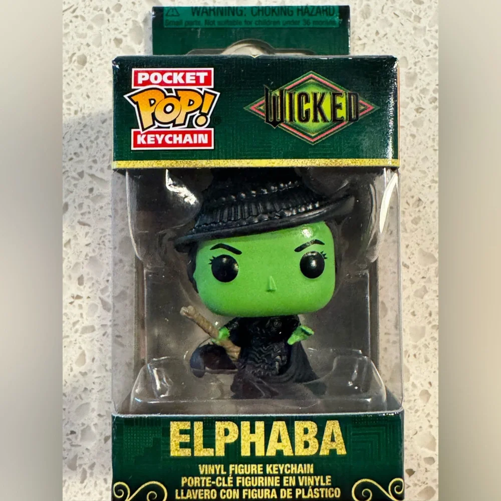 Elphaba Pocket Pop! Keychain Funko Pop Mini Keychain Elphaba - NWB